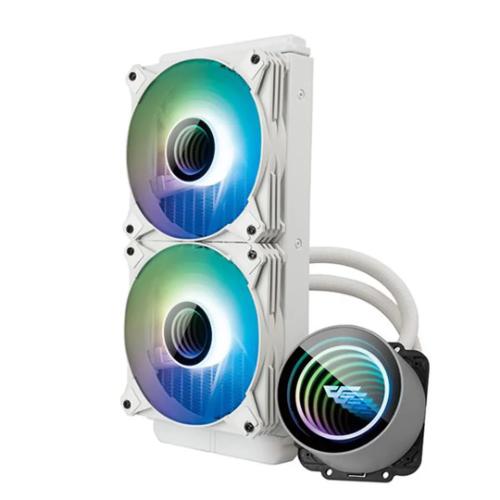 DarkFlash Twister DXV2 240 Liquid CPU Cooler White Version 2