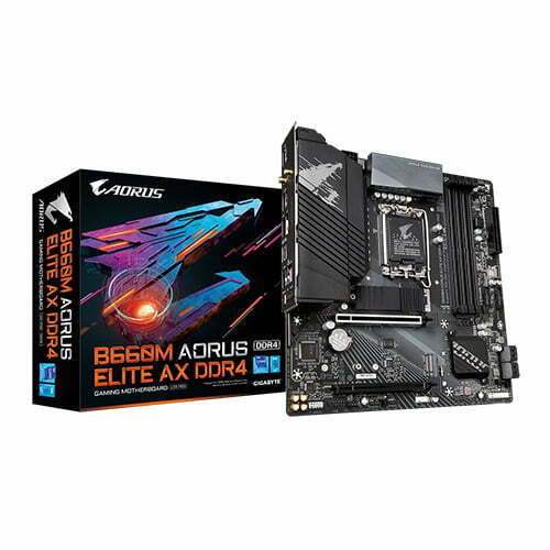 Gigabyte B660M AORUS ELITE AX DDR4 12th Gen Intel Motherboard