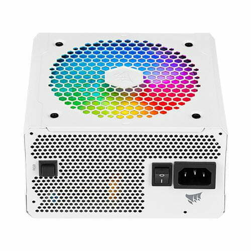Corsair CX650F RGB 80 Plus Bronze Power Supply (White)