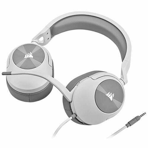 Corsair HS55 STEREO Wired Gaming Headset — White
