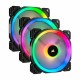 Corsair LL120 RGB 120mm Dual Light Loop RGB LED PWM Fan — 3 Fan Pack