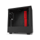 NZXT H510 Compact Mid Tower Black-Red Casing (CA-H510B-BR)