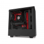 NZXT H510 Compact Mid Tower Black-Red Casing (CA-H510B-BR)