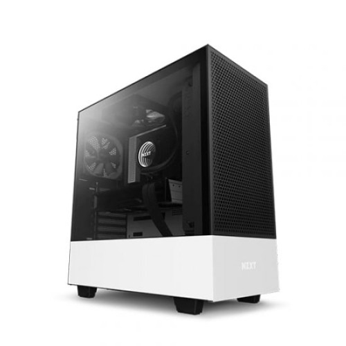 NZXT H510 Flow Compact Mid-Tower Case (White)