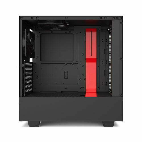 NZXT H510i Compact Mid Tower Black-Red Gaming Casing