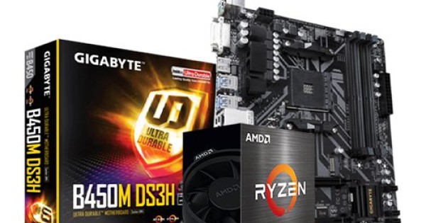 Gigabyte B450 Ds3h Ryzen 3600 RYZEN 3600 PACKAGE WiTH