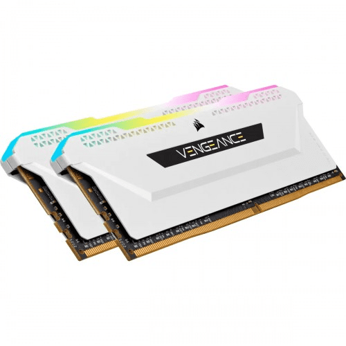 Corsair VENGEANCE RGB PRO SL 16GB (2x8GB) DDR4 3200MHz C16 RAM Kit (White)
