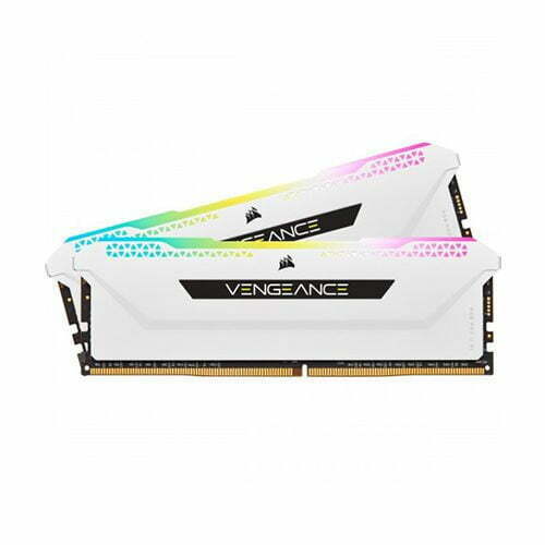 Corsair VENGEANCE RGB PRO SL 16GB (2x8GB) DDR4 3200MHz C16 RAM Kit (White)