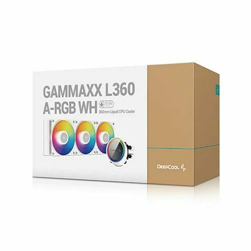 DEEPCOOL GAMMAXX L360 A-RGB LIQUID CPU COOLER (White)