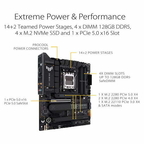 ASUS TUF GAMING X670E-PLUS WIFI Motherboard