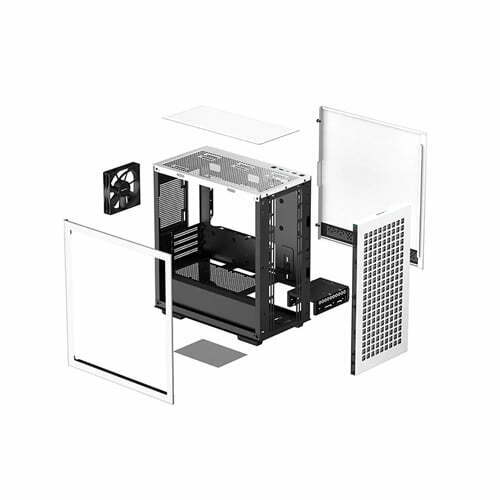 Deepcool CH370 WH Mid Tower Micro ATX White Gaming Casing