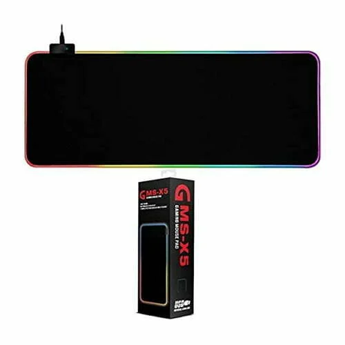 GMSWT5 RGB Colorful LED Light Soft Large Gaming Mouse Pad