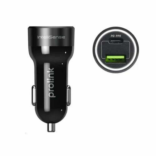 PROLiNK PCC24501 51W 2-Port PD USB Car Charger