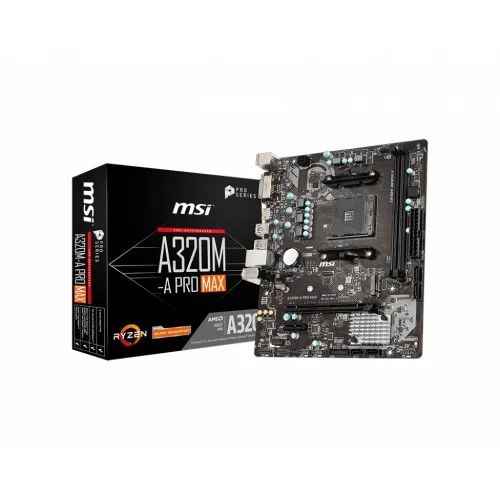 MSI A320M-A PRO MAX AMD MOTHERBOARD (CHINA VERSION) MSI A320M-A PRO MAX AMD MOTHERBOARD (CHINA VERSION)