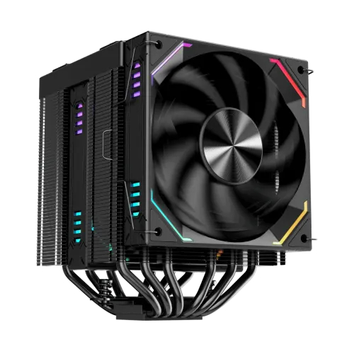 1ST PLAYER FT12DSL-6 Dual Tower CPU Air Cooler With Display Black