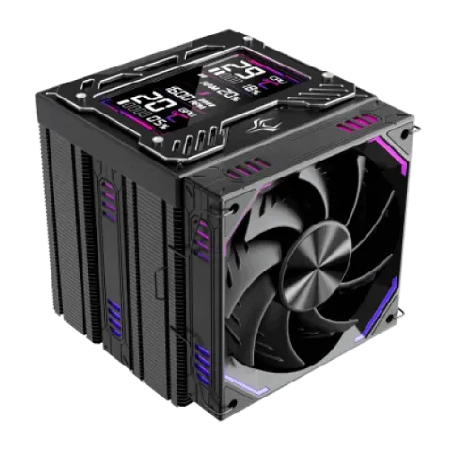 1ST PLAYER FT12DSL-6 Dual Tower CPU Air Cooler With Display Black