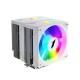 1STPLAYER CRYO CY12LD ARGB White Dual Tower Air CPU Cooler