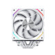 1stPlayer FT12DSL-6 White CPU Cooler Dual Tower 6 Heatpipes LCD Screen 275W 