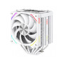1stPlayer FT12DSL-6 White CPU Cooler Dual Tower 6 Heatpipes LCD Screen 275W 