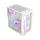 1STPLAYER T7 RGB ATX Mid Tower Gaming Casing White 1STPLAYER T7 RGB ATX Mid Tower Gaming Casing White