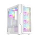 1STPLAYER T7 RGB ATX Mid Tower Gaming Casing White 1STPLAYER T7 RGB ATX Mid Tower Gaming Casing White