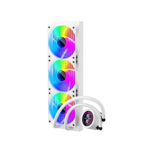 1STPLAYER TS4 360MM ARGB LIQUID CPU COOLER WHITE