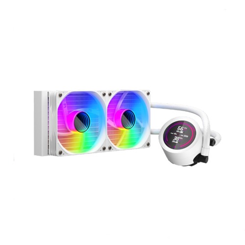 1STPLAYER TS4 240MM ARGB LIQUID CPU COOLER WHITE