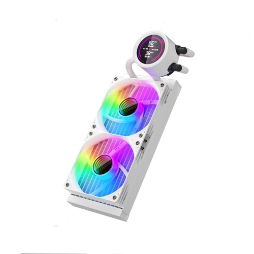 1STPLAYER TS4 240MM ARGB LIQUID CPU COOLER WHITE