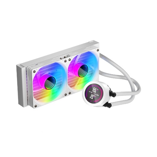 1STPLAYER TS4 240MM ARGB LIQUID CPU COOLER WHITE