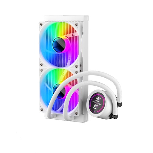 1STPLAYER TS4 240MM ARGB LIQUID CPU COOLER WHITE