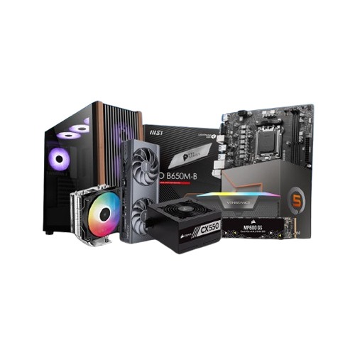 Budget pc-deal with AMD Ryzen 5 8400F Processor and MSI PRO B650M-B DDR5 AMD AM5 m-ATX Motherboard