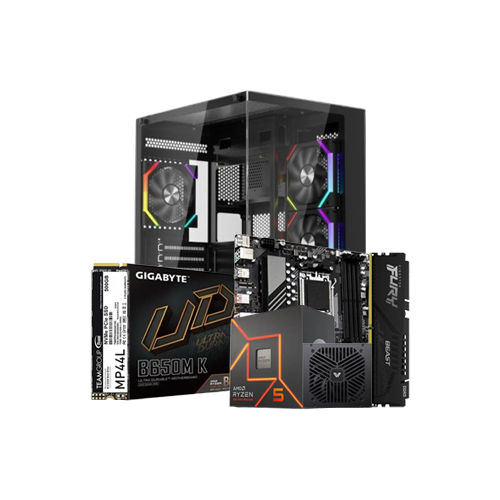Budget PC with AMD Ryzen 5 7600 Gaming Processor