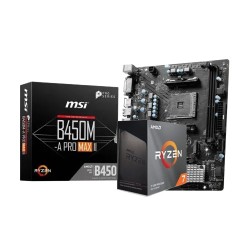 AMD Ryzen 7 5700G Processor and MSI B450M-A PRO MAX II AMD AM4 Motherboard Combo