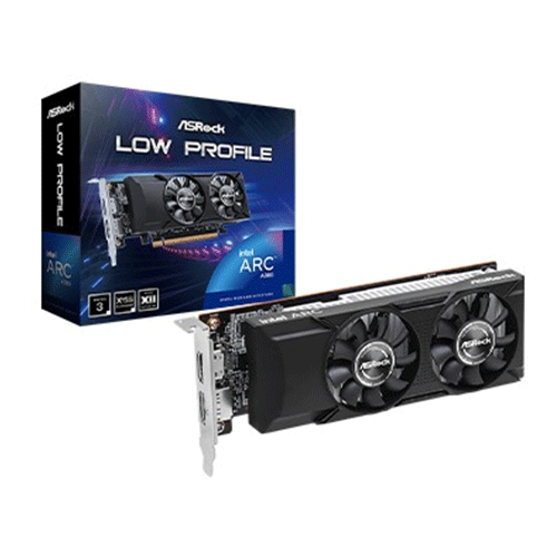 Asrock Intel Arc A380 Low Profile 6GB GDDR6 Graphics Card