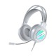 Aula S606 RGB Wired White Over-Ear Gaming Headphone