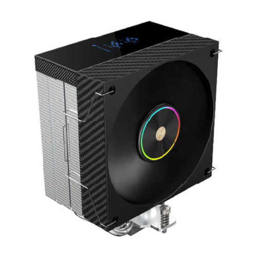 Acer Gadget C4GN Black Single Tower Air CPU Cooler with ARGB & Temperature Display