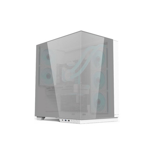 Acer Gadget V333 WHITE ATX Case with Three-sided Chrome Tempered Glass