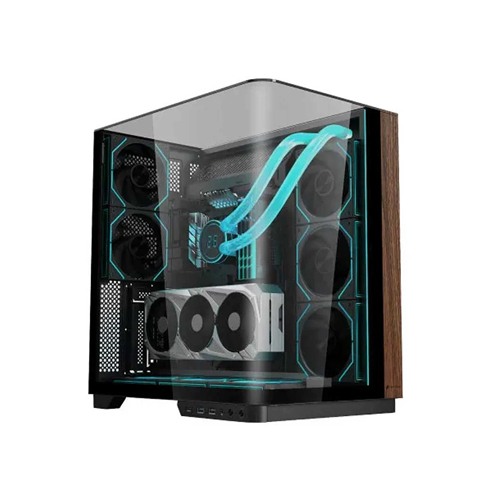 Acer Gadget ZUOOS SmartVision Ultra+ Front Curved Mid Tower Gaming Case (Black) 