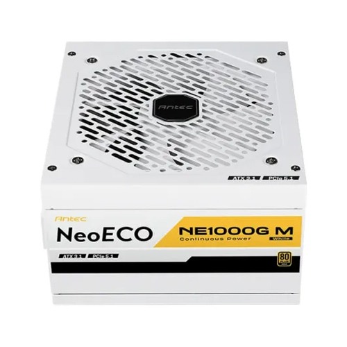 Antec NE1000G M White 1000W ATX 3.0 & PCIE 5.0 80+ Gold Full Modular Power Supply