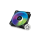 Arctic P12 PWM PST ARGB 120mm (1xFAN) Black Casing Cooling Fan