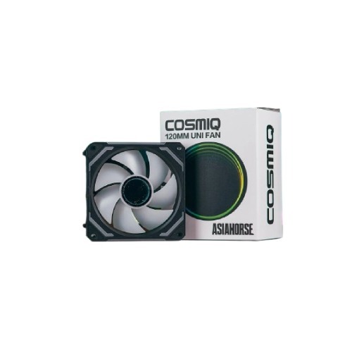 AsiaHorse Cosmiq 120mm Uni Case Fan 3-in-1 (Black)