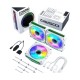 AsiaHorse Cosmiq 120mm Uni Case Fan 3-in-1 (White)