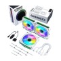 AsiaHorse Cosmiq 120mm Uni Case Fan 3-in-1 (White)