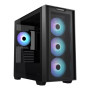 ASUS A21 PLUS Micro-ATX Mesh Gaming Casing with 4x ARGB Fans Black