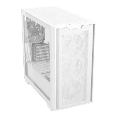 ASUS A21 PLUS Micro-ATX Mesh Gaming Casing with 4x ARGB Fans White