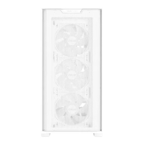 ASUS A21 PLUS Micro-ATX Mesh Gaming Casing with 4x ARGB Fans White