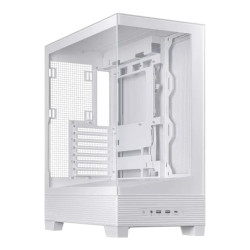 ASUS A31 BTF Ready Tempered Glass Mid Tower Gaming Casing White (No Fan)