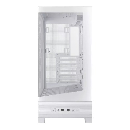 ASUS A31 BTF Ready Tempered Glass Mid Tower Gaming Casing White (No Fan)