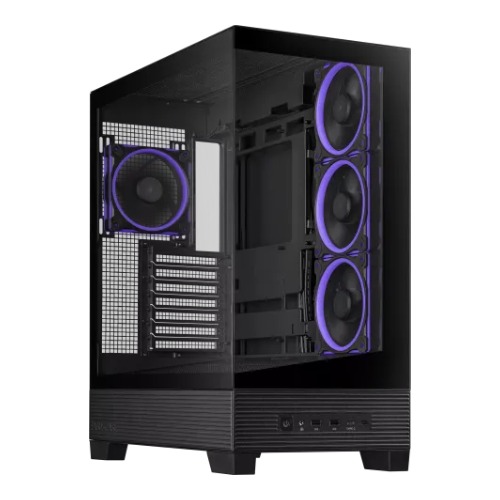ASUS A31 PLUS Tempered Glass ARGB BTF Ready Mid Tower Casing Black