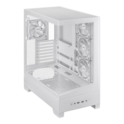 ASUS A31 PLUS Tempered Glass ARGB BTF Ready Mid Tower Casing White
